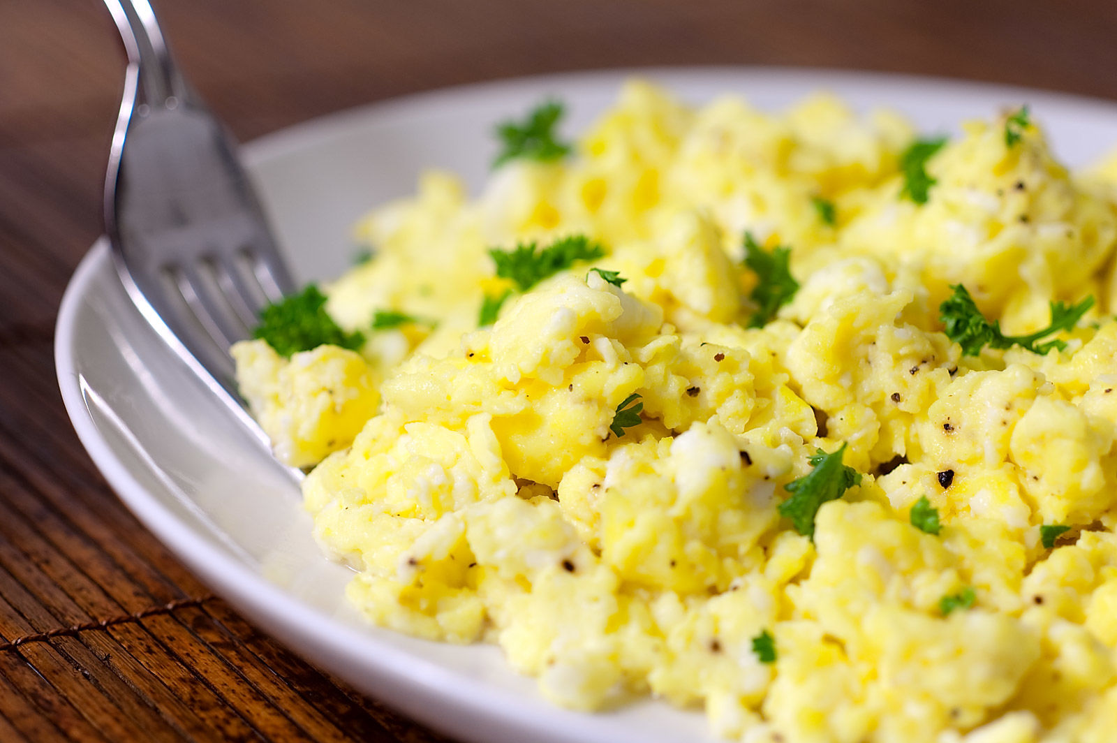 scrambled eggs